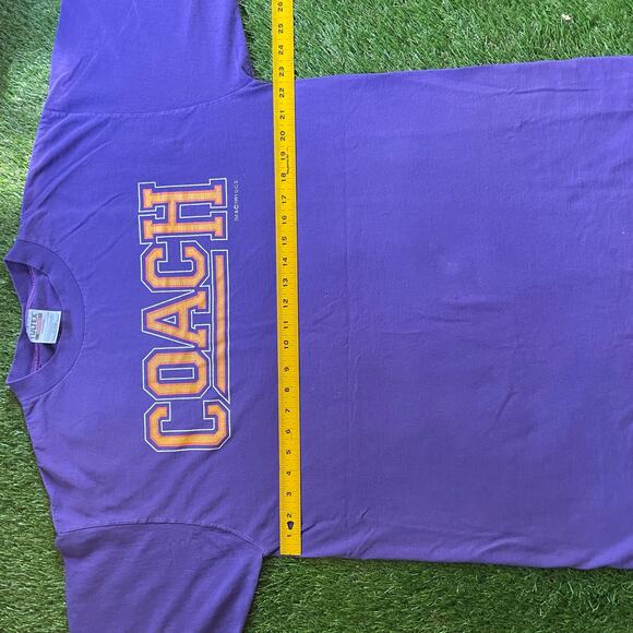 Vintage 90s TV Sitcom Coach Purple T-Shirt Size XL - Picture 3 of 6